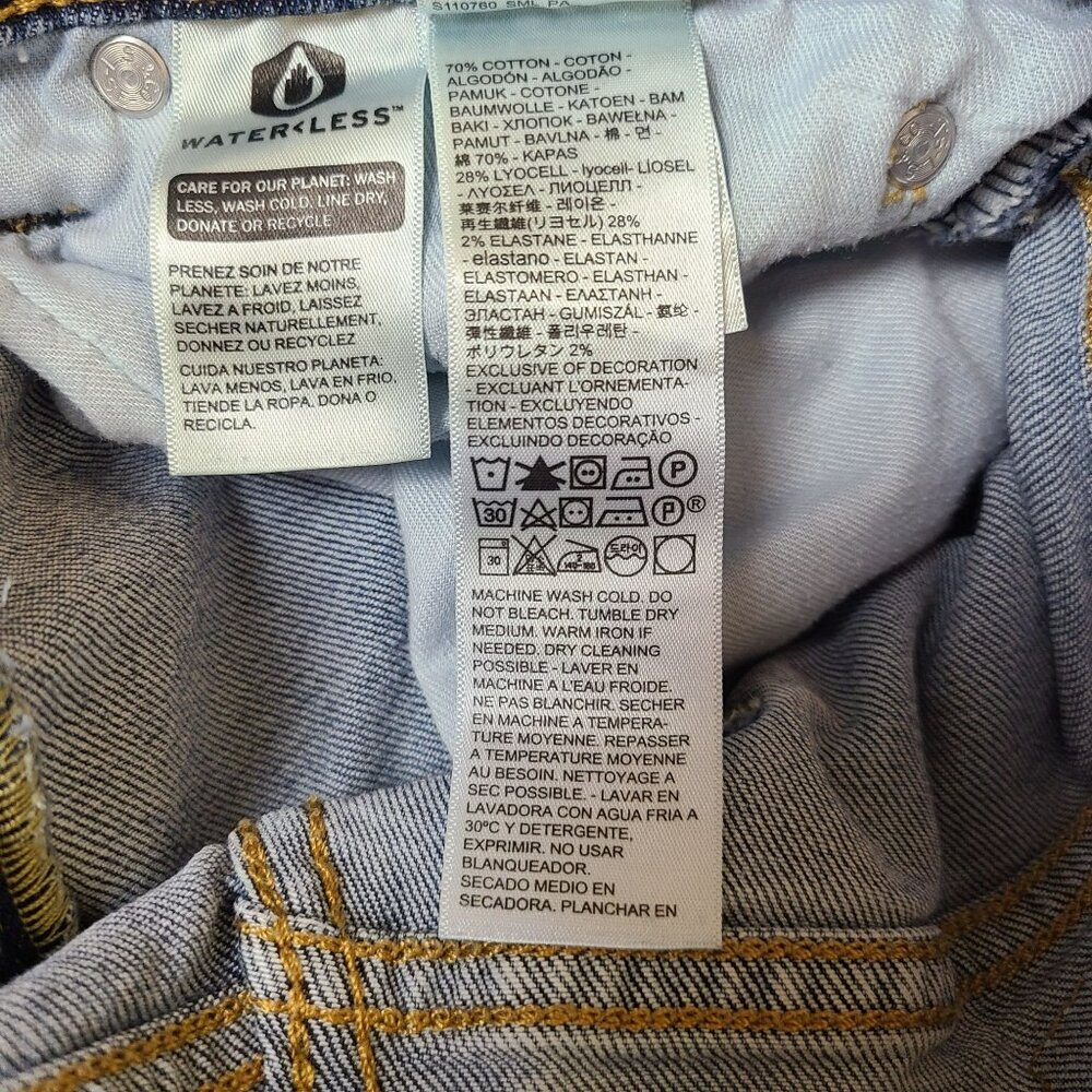 Levis Jeans Mens Tag 30x32 (Actual 29x30) 514 Slim Straight Leg Med Wash Stretch - Picture 8 of 9